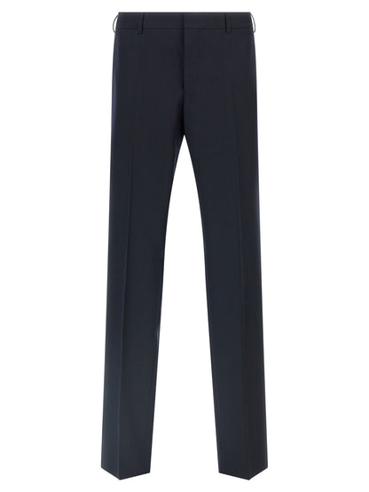 Prada Blue Virgin Wool Two-Piece Suit