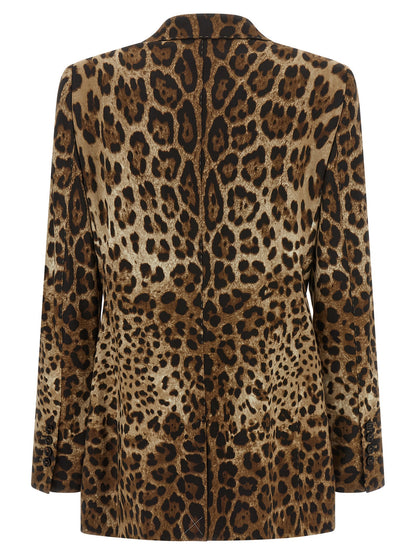 Dolce & Gabbana Brown Wool Blazer