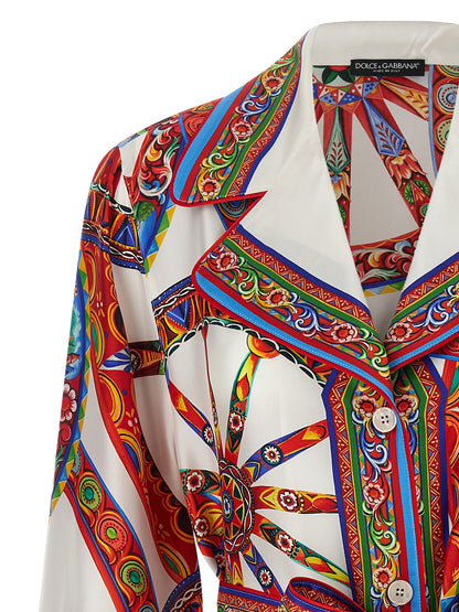 Dolce & Gabbana Multicolor Silk Blouse