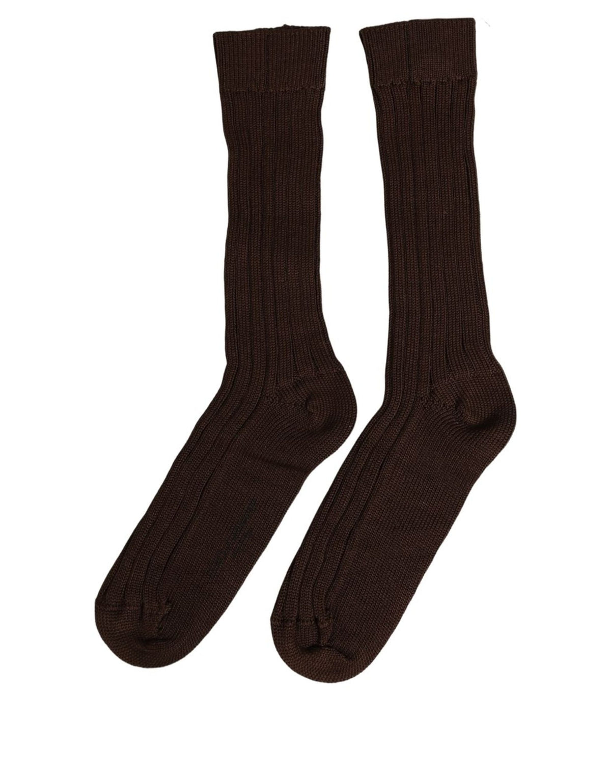 Socks by Dolce & Gabbana for women in nylon cotton & calf leather brown features a nuanced silhouette, showcasing the nuanced Women's Nylon Cotton & Calf Leather Socks design with a refined, premium finish.