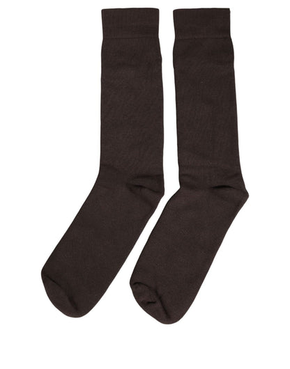 Socks by Dolce & Gabbana for women in calf leather & cotton brown features an stylish silhouette, showcasing the stylish design of this Women's Calf Leather & Cotton Socks with a stylish finish.