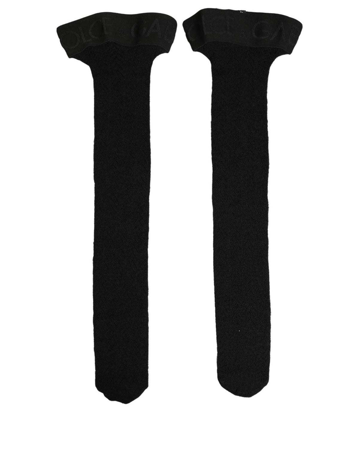 Socks by Dolce & Gabbana for women in calf leather nylon & wool black features an utilitarian chic finish from the Women's Calf Leather Nylon & Wool Socks collection, offering an utilitarian chic fit that ensures sophisticated comfort.