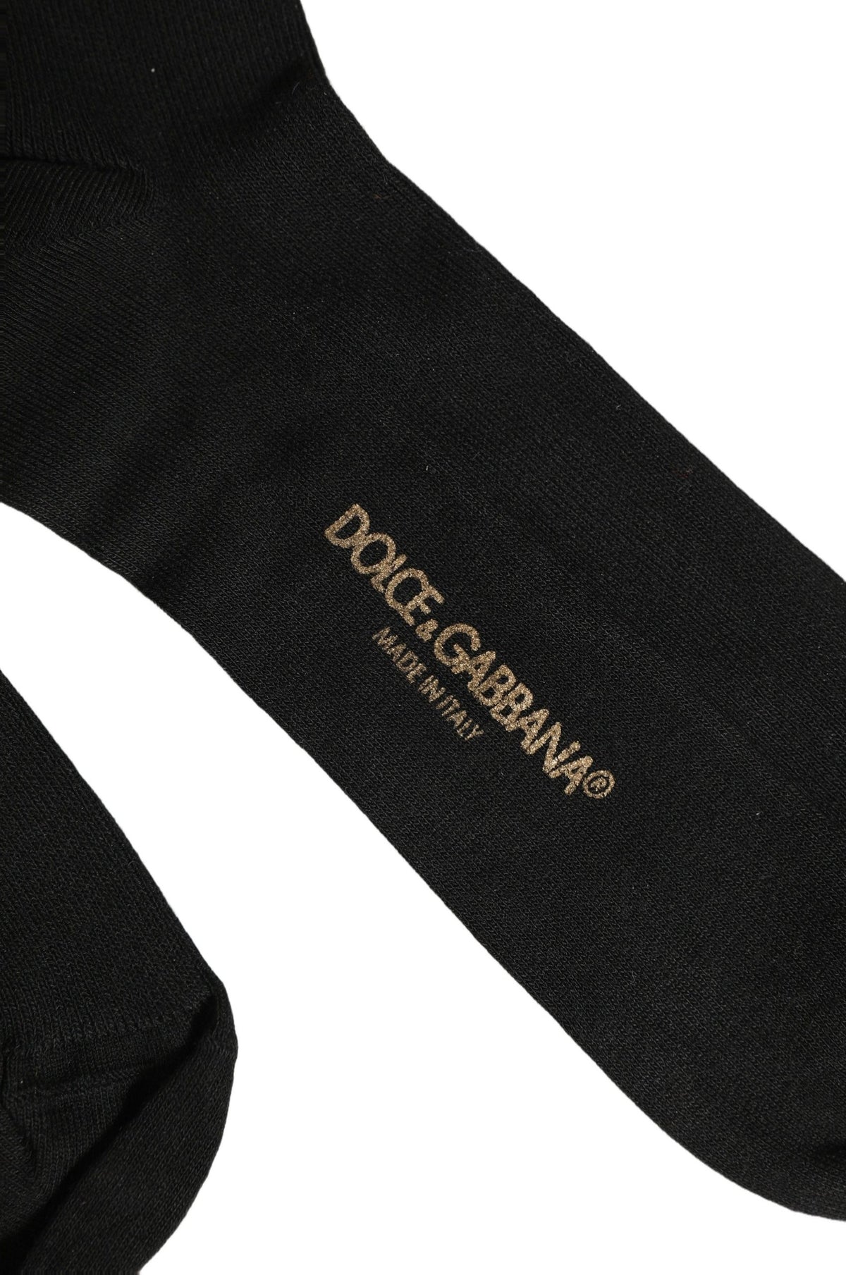Socks by Dolce & Gabbana for women in nylon cotton & calf leather black presents a perennial silhouette, artfully capturing the refined essence of the perennial Women's Nylon Cotton & Calf Leather Socks design with a perennial finish.