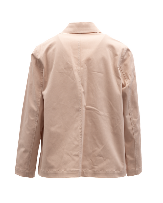 Valentino Garavani Women Beige Cotton Denim Jacket