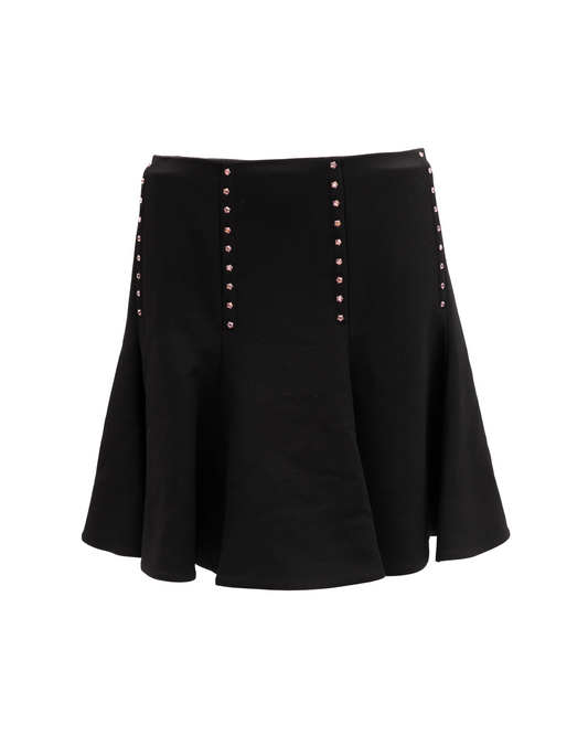 Valentino Garavani Women's Mini Skirt - Black Gold