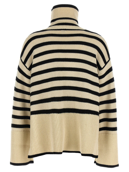 TOTEME Bicolor Wool Cardigan