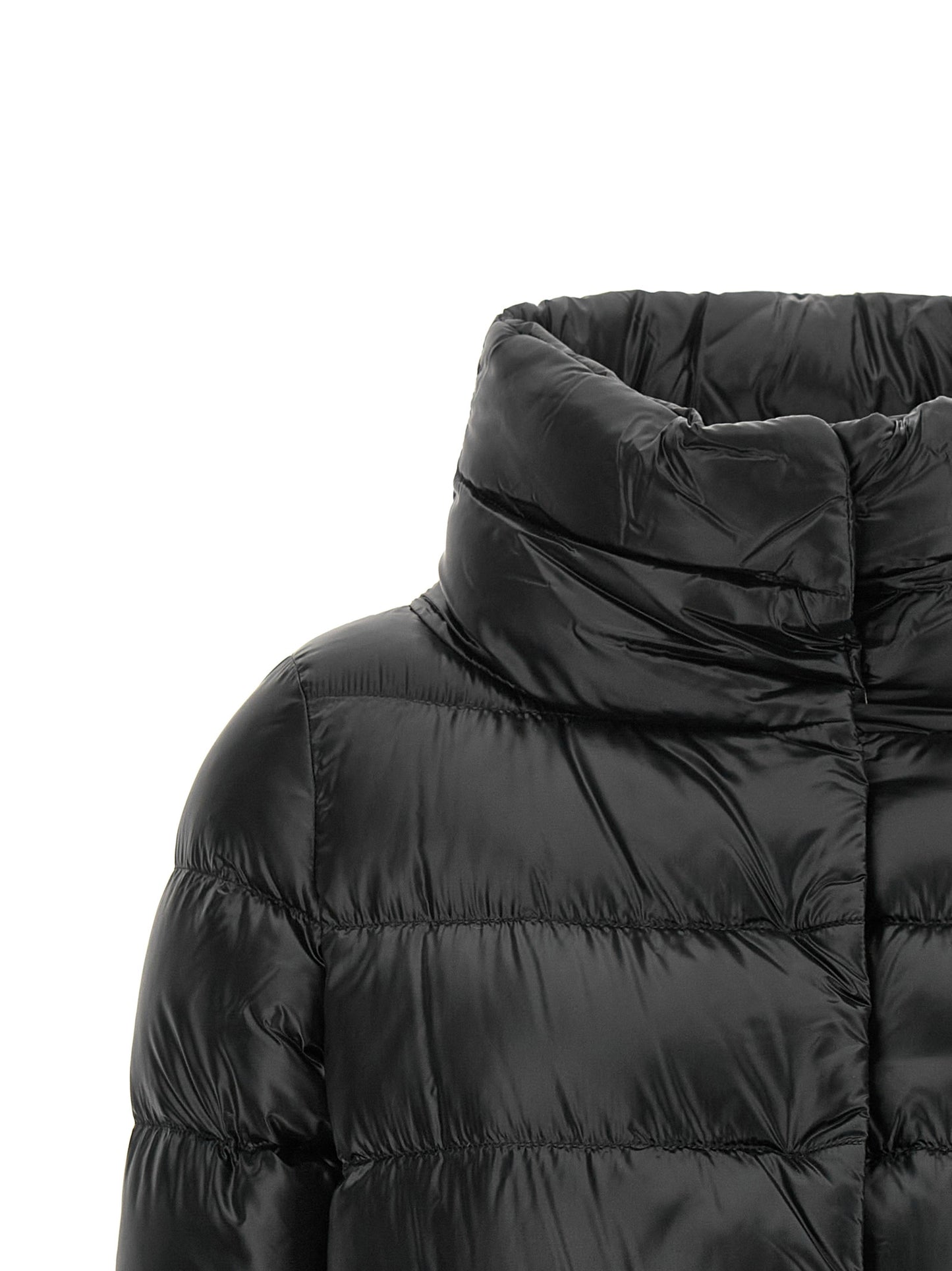 Herno Black Polyamide Full-Length Jacket