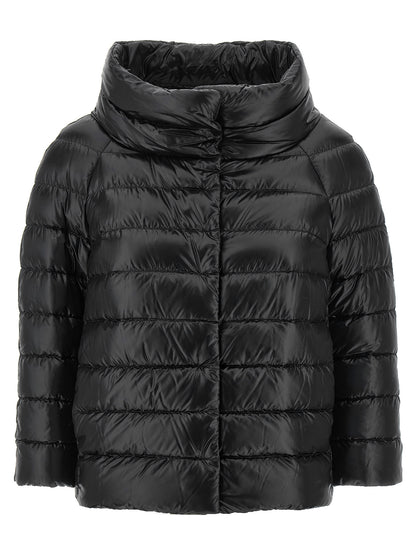 Herno Black Polyamide Full-Length Jacket