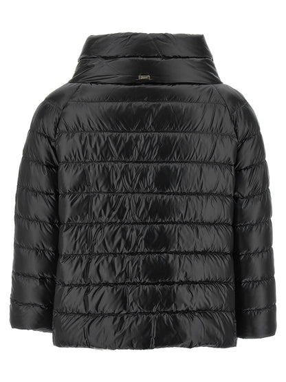 Herno Black Polyamide Full-Length Jacket