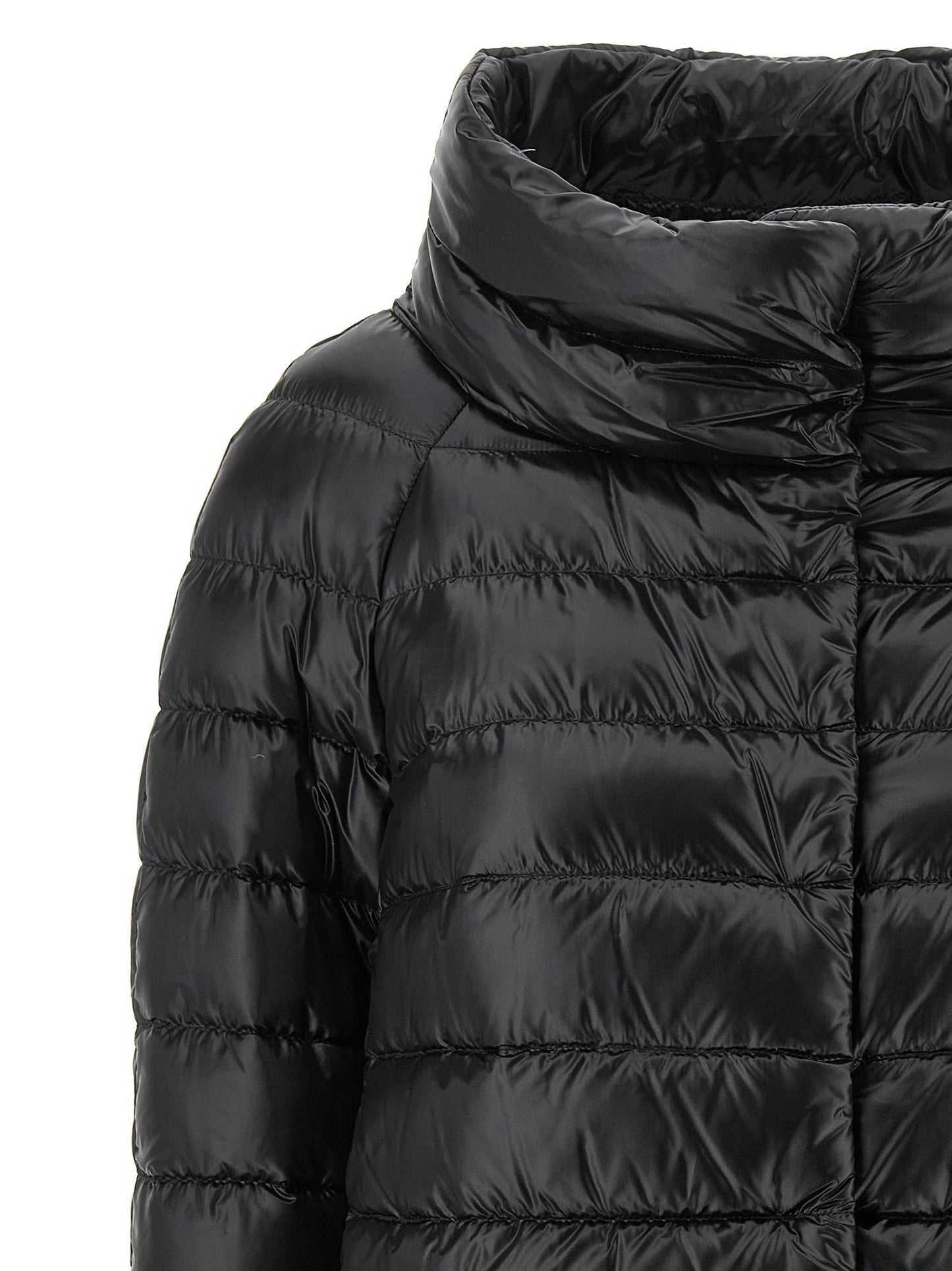 Herno Black Polyamide Full-Length Jacket