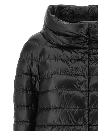 Herno Black Polyamide Full-Length Jacket