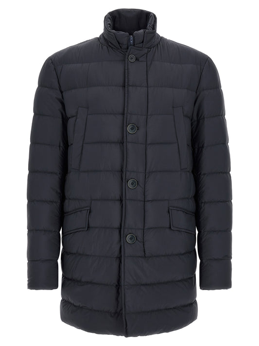 Herno Blue Polyamide Coat