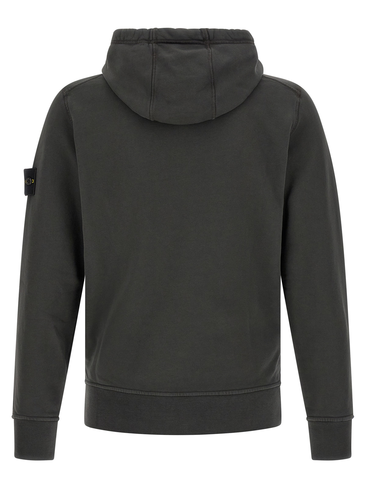 Sweatshirt by Stone Island for men in organic cotton gray features a unrivaled silhouette with a refined and unrivaled detailing for a sophisticated look.