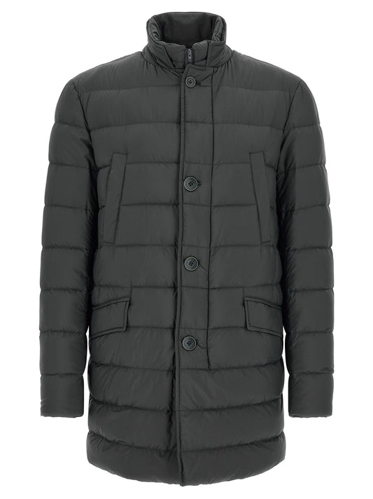 Herno Gray Polyamide Coat