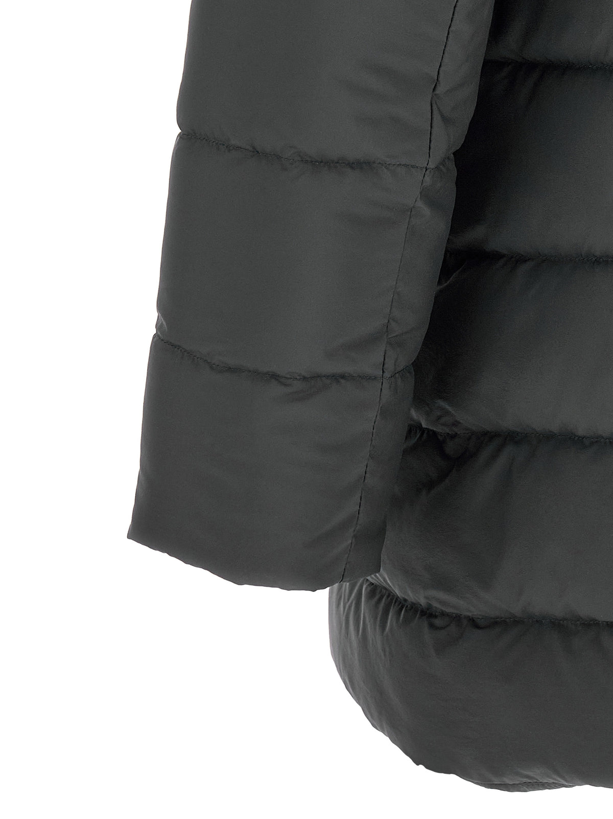 Puffer Jacket by Herno for men in nylon gray features an contemporary silhouette, showcasing a sophisticated high-neck neckline and contemporary water-resistant, windproof, pockets & insulated for a truly refined look.