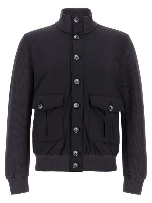 Herno Blue Cotton Jacket