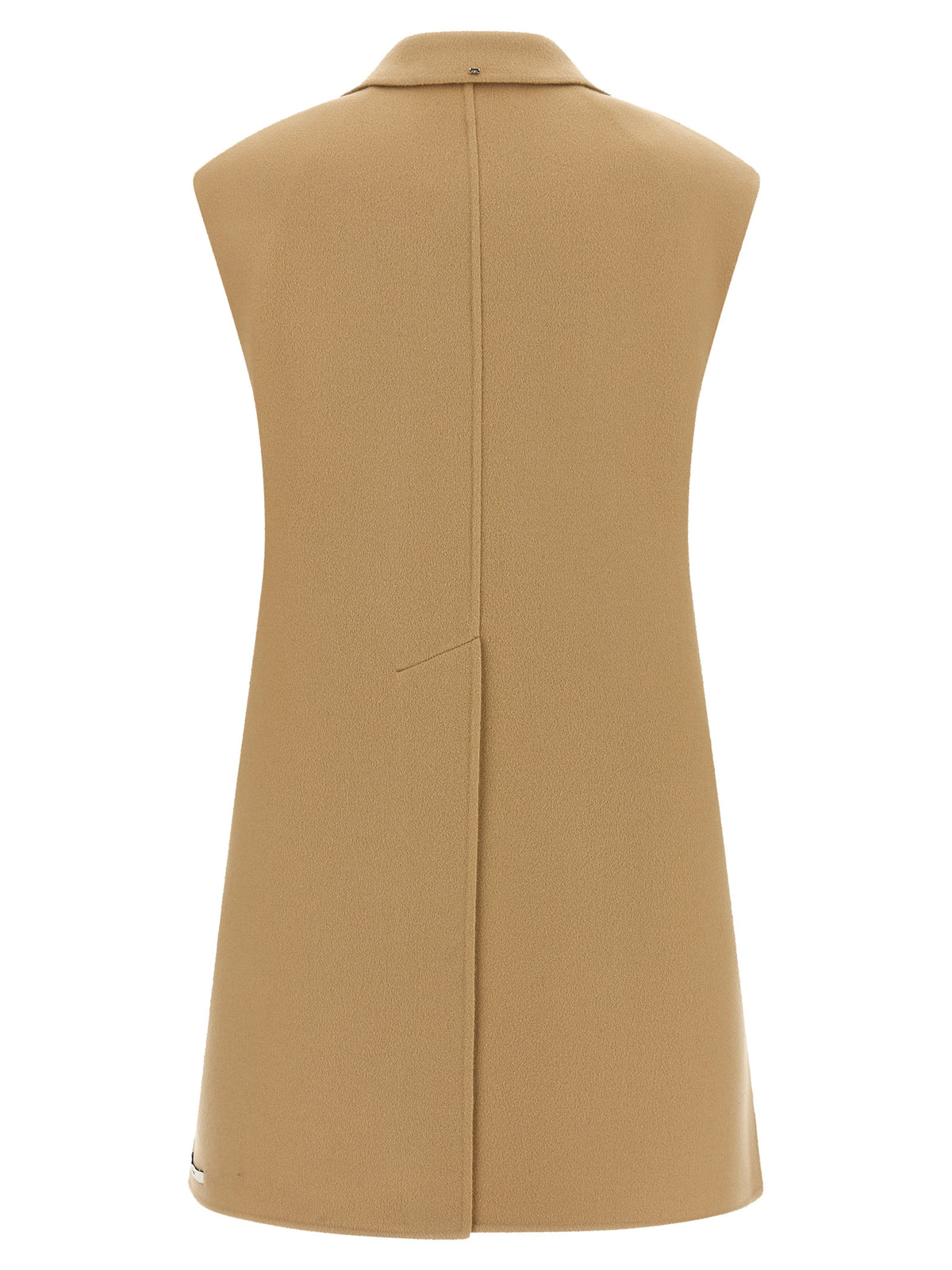 Blazer by Sportmax for women in virgin wool beige, camel & signature features an stylish silhouette, showcasing a sophisticated and stylish for a truly stylish finish.
