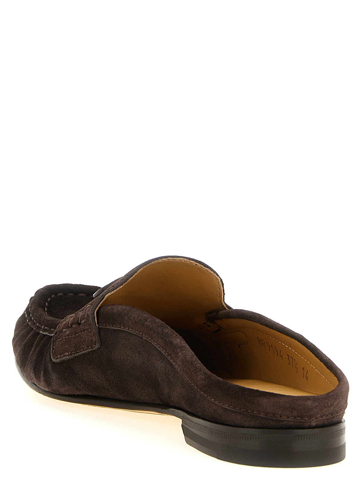 This Flat Moccasin Moccasins Loafer Slip-On Shoes by Fendi for women in suede calfskin leather brown features an exquisite silhouette from the Women's Suede Calfskin Leather Flat Moccasin Moccasins Loafer Slip-On Shoes collection, defined by a sophisticated flat and elegant .