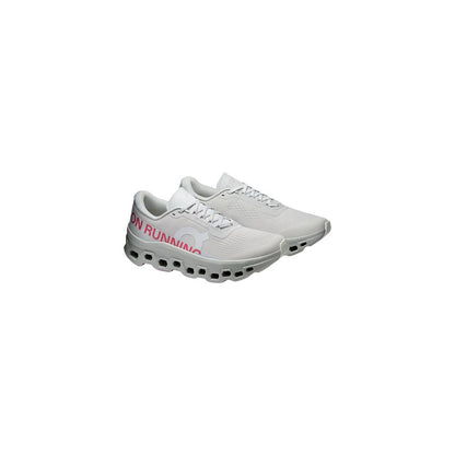 On Running Women's Athletic Synthetic Sneakers - Gray Signature Print