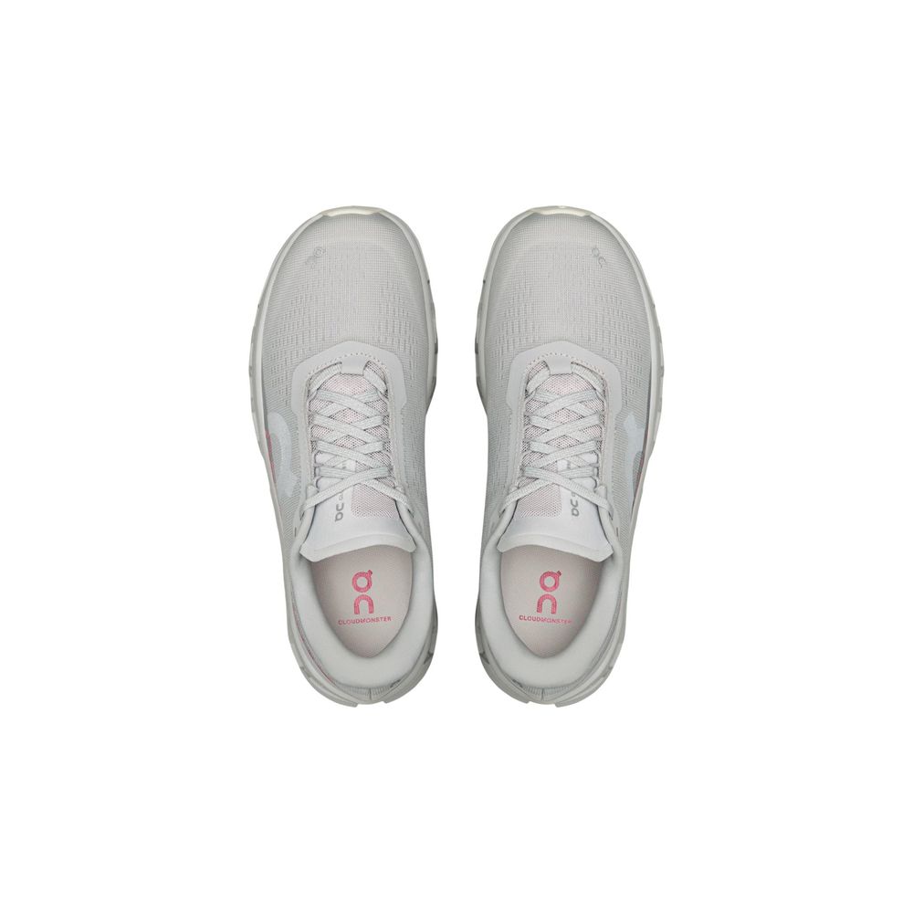 On Running Women's Athletic Synthetic Sneakers - Gray Signature Print