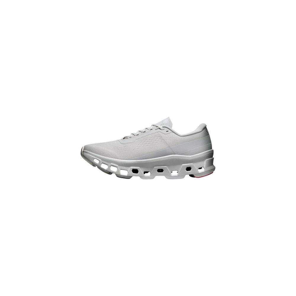 On Running Women's Athletic Synthetic Sneakers - Gray Signature Print