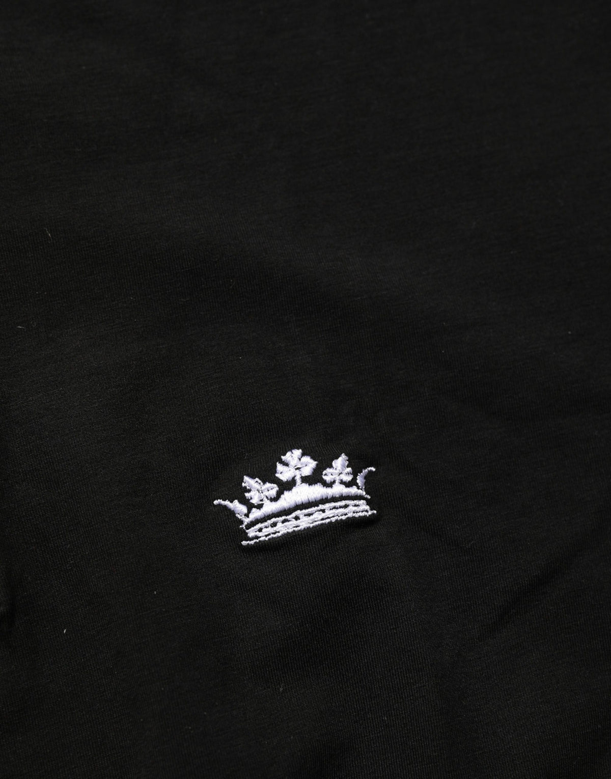 T-Shirt by Dolce & Gabbana for men in stretch cotton black features an on trend silhouette, perfectly showcasing a on trend short-sleeve and for an elevated aesthetic.