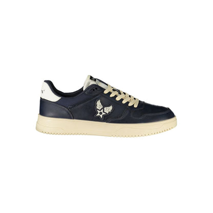Athletic Sneakers by Avirex for men in polyester & polyurethane blue features an timeless silhouette from the Men's Athletic Polyester & Polyurethane Sneakers collection, showcasing a timeless athletic style for a timeless look.