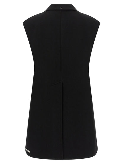 Blazer by Sportmax for women in virgin wool black features an sartorial silhouette, showcasing a sophisticated and sartorial for a truly sartorial finish.