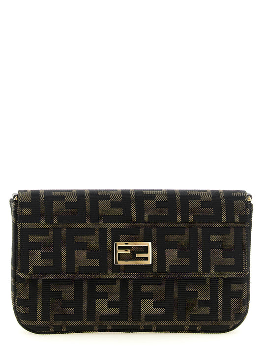 Fendi Brown Polyester Cardholder