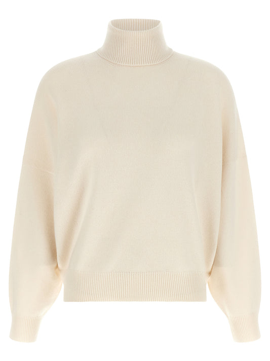 Brunello Cucinelli White Cashmere Cardigan