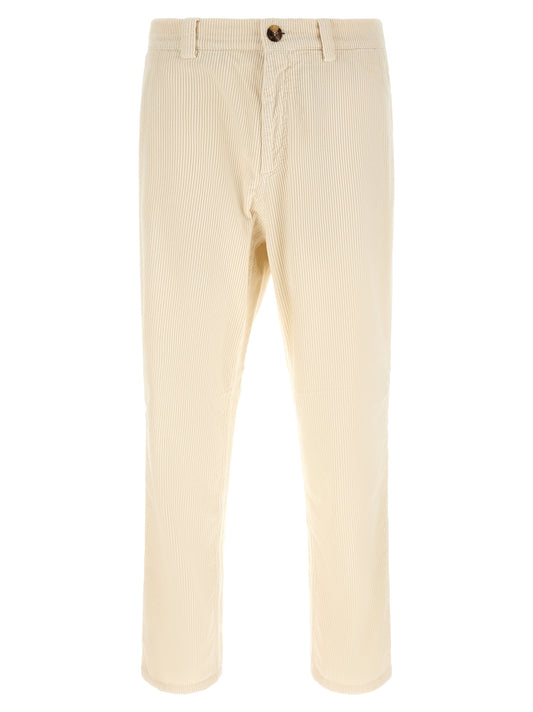 Brunello Cucinelli Beige Cotton Casual Pants