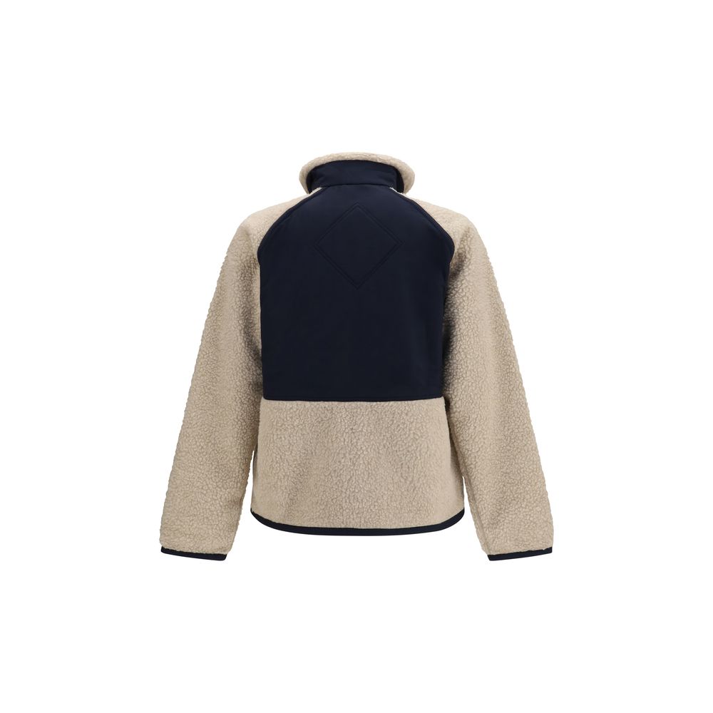 Canada Goose Men's Fleeced Merino Wool Nylon Polyester Cotton & Lyocell Windbreaker Jacket - Beige