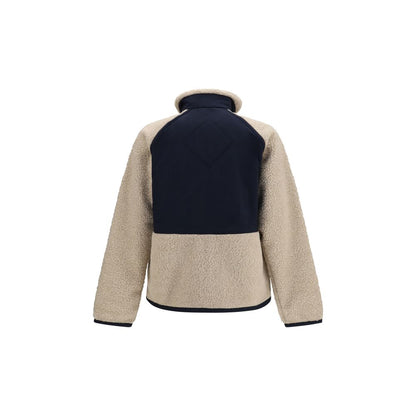 Canada Goose Men's Fleeced Merino Wool Nylon Polyester Cotton & Lyocell Windbreaker Jacket - Beige