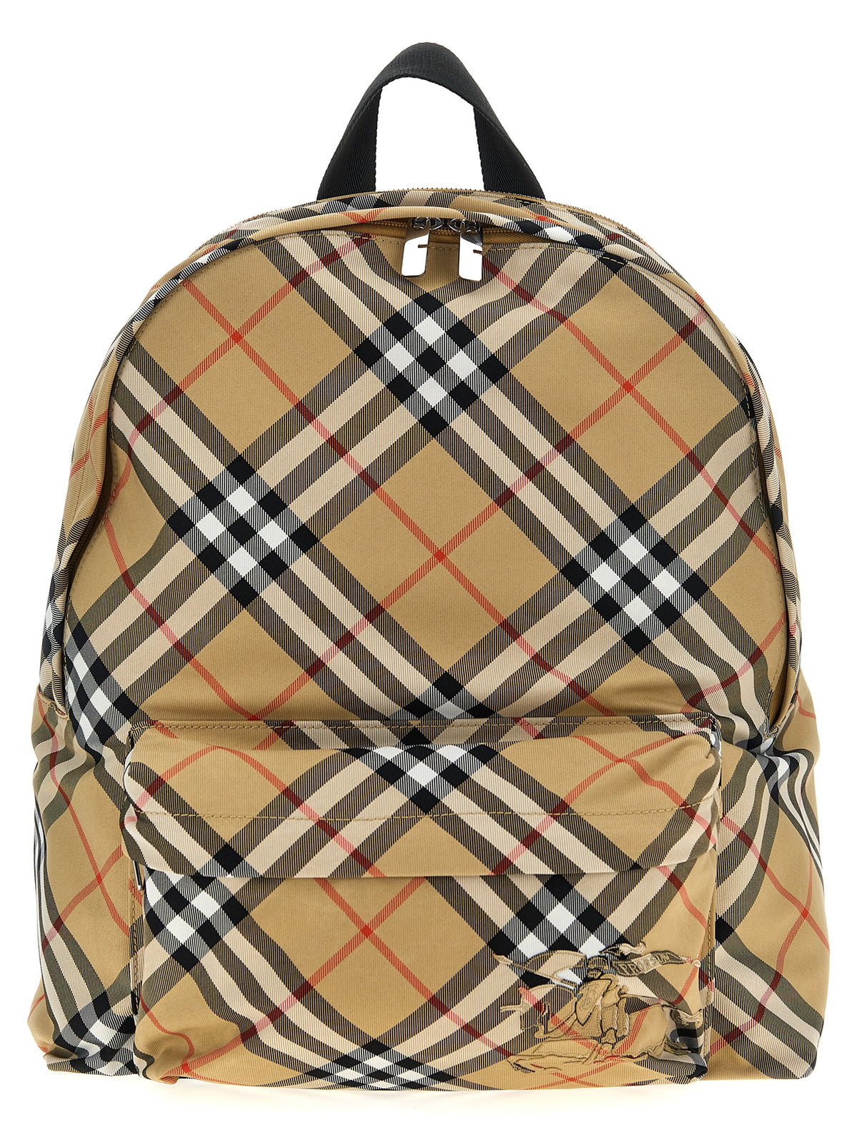 Backpack by Burberry for men in polyester & polyurethane beige features an ultra-portable silhouette from the Polyester & Polyurethane Backpack range, with a secure zipper, ample , and versatile backpack-strap & adjustable-strap.