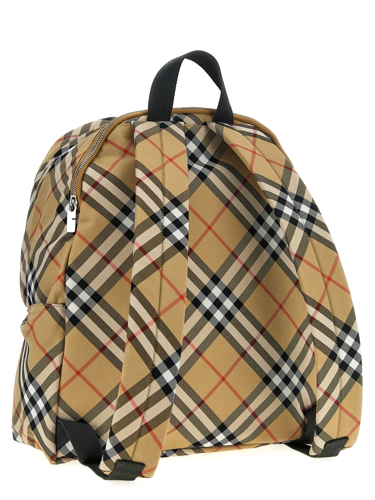 Backpack by Burberry for men in polyester & polyurethane beige presents a versatile Polyester & Polyurethane Backpack design, showcasing a secure zipper with ample and versatile backpack-strap & adjustable-strap for a versatile finish.