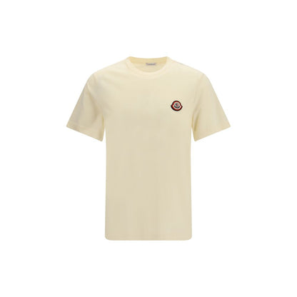 Moncler Men's Regular Fit Short-Sleeve Crew Neck Cotton T-Shirt - Beige