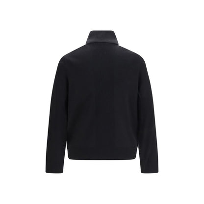 Moose Knuckles Men's High Collar Polyester & Viscose Puffer Jacket - Black