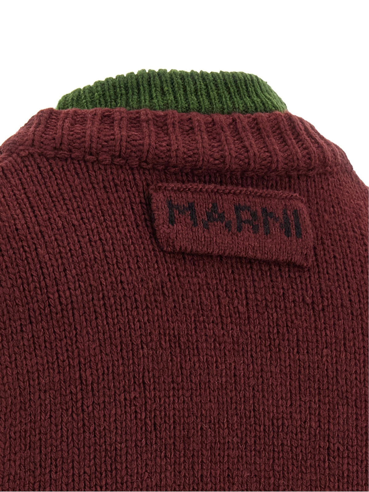 Vest by Marni for women in wool black, bordeaux, burgundy, green, white, yellow & checkered features a enviable silhouette, elegantly detailed with a enviable and functional for a enviable finish.