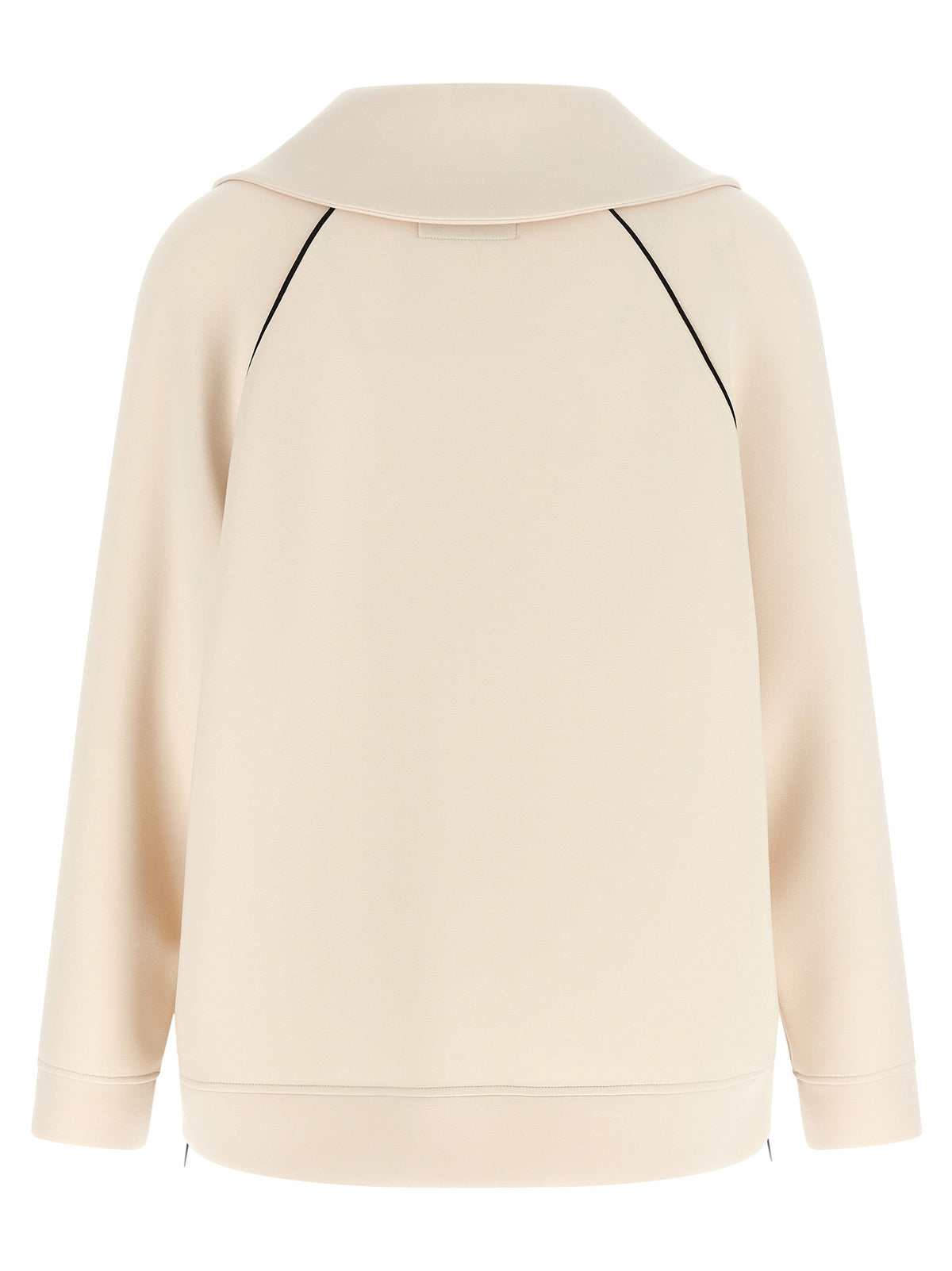 Activewear Sweatshirt by Max Mara for women in mohair polyamide & elastane beige & black features an contemporary silhouette with , refined detailing, and an contemporary for a sophisticated performance look.
