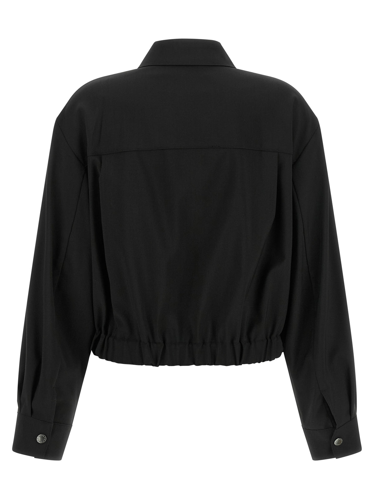 Overcoat by Max Mara for women in virgin wool black features a cosy chic silhouette, artfully detailed with a sophisticated shirt-collar neckline and premium pockets for a cosy chic finish.