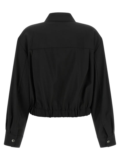 Overcoat by Max Mara for women in virgin wool black features a cosy chic silhouette, artfully detailed with a sophisticated shirt-collar neckline and premium pockets for a cosy chic finish.