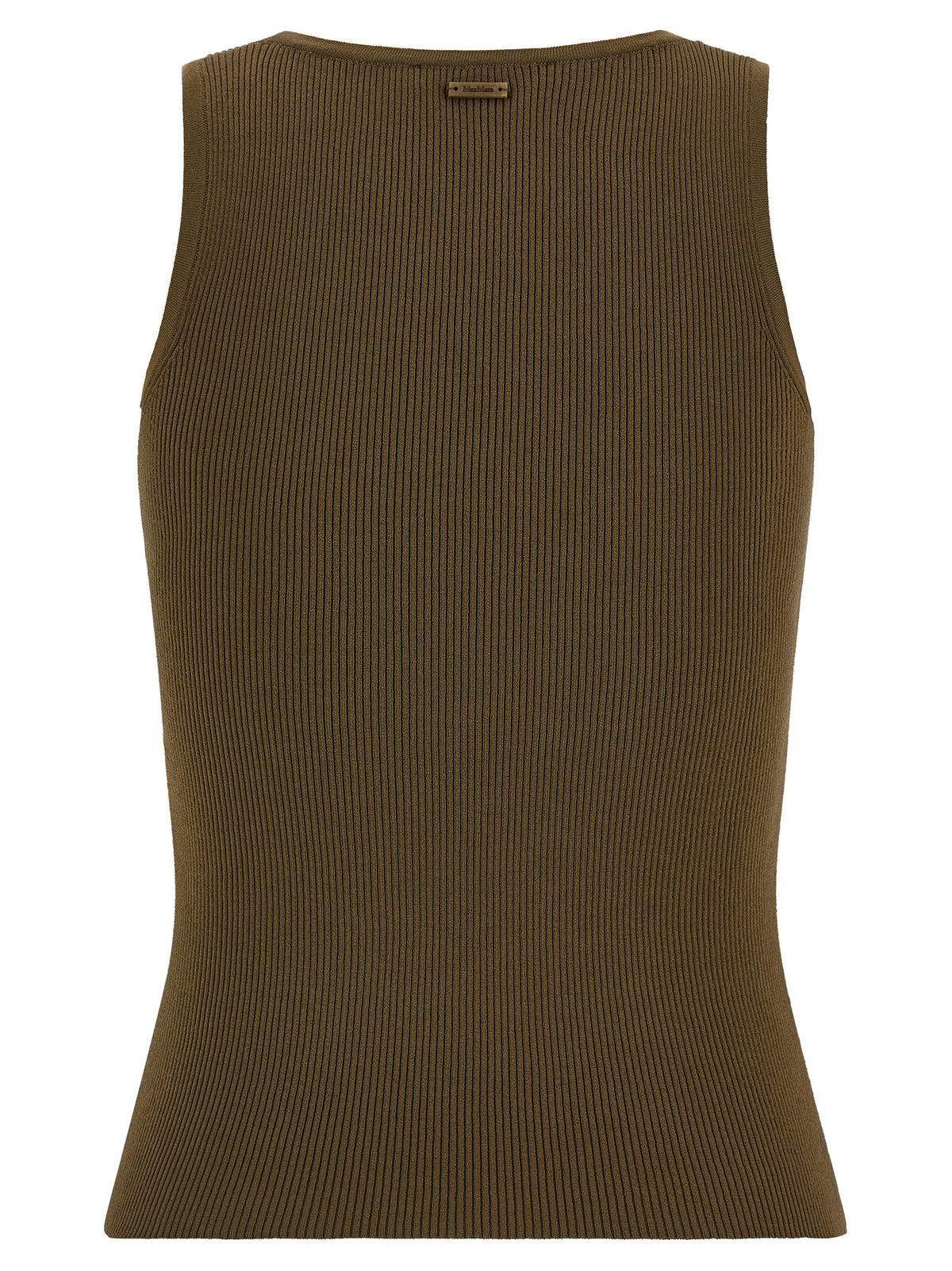 T-Shirt by Max Mara for women in viscose polyester crepe & metal bicolour, green, olive & signature features an on trend silhouette, perfectly showcasing a on trend and for an elevated aesthetic.