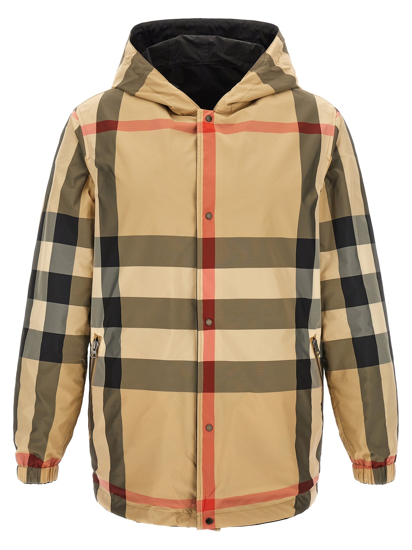 Burberry Black Polyester Coat