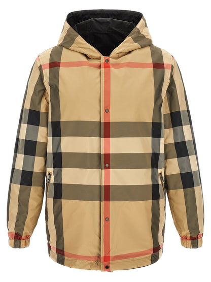 Burberry Black Polyester Coat