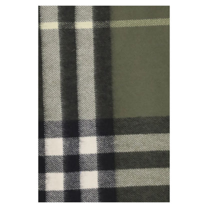 Burberry Cashmere Shawl Fringes Scarf - Bicolour Patterned