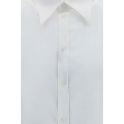 Dolce & Gabbana White Cotton Dress Shirt