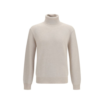 Brioni Beige Cashmere Turtleneck