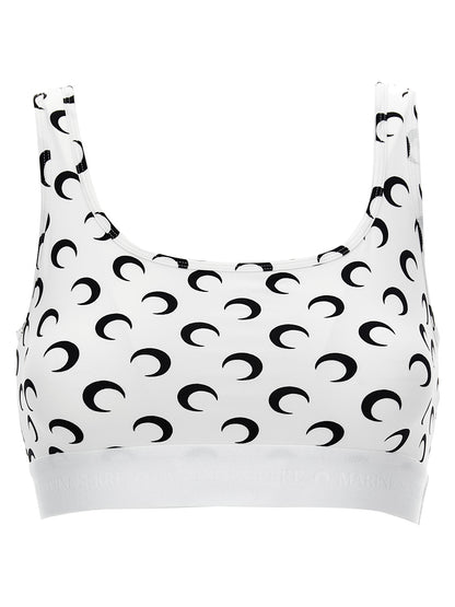 Marine Serre Bicolor Polyamide Sport Bra