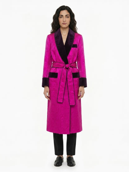 Cape by Dolce & Gabbana for women in polyester rayon & viscose pink presents a cosy chic silhouette, meticulously detailed with distinctive and a sophisticated wrap neckline for a truly cosy chic finish.