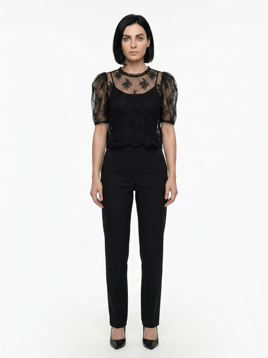 Dolce & Gabbana Black Nylon Blouse